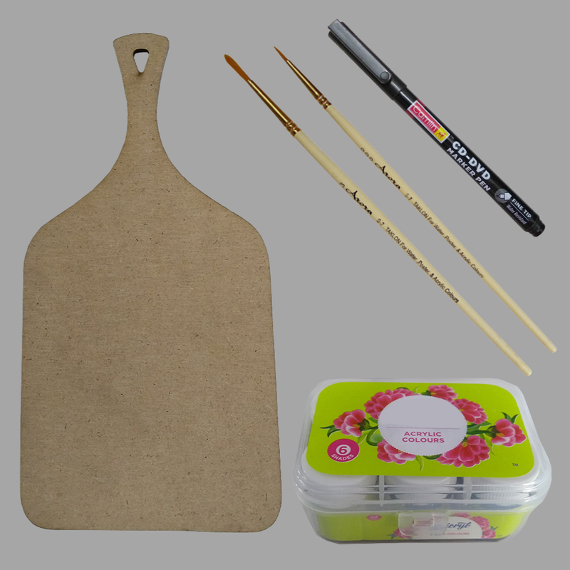 Pen Mandala on MDF Chopping Board DIY Kit