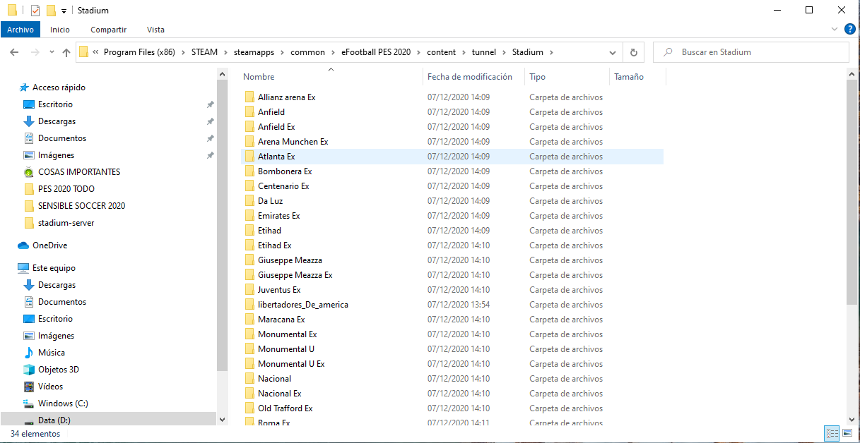 LOS CAMPOS QUE HAY DENTRO DE STADIUM PARTE 1