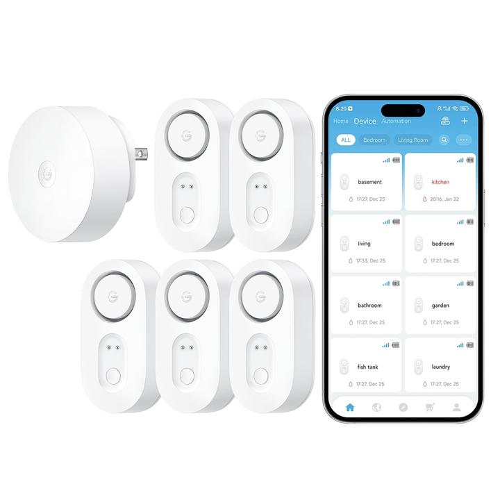 Smart water leak detector sensor