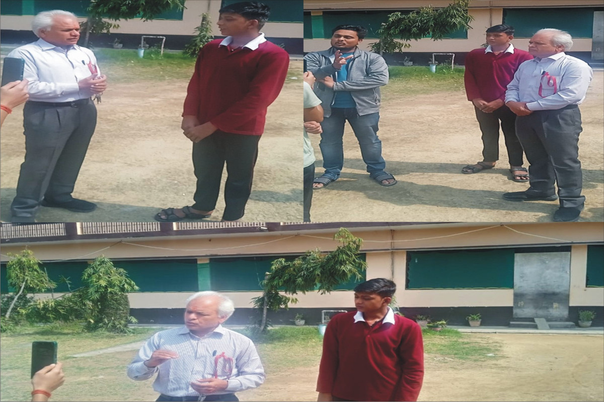 सरस्वती विद्या मन्दिर के छात्र ने ईमानदारी की मिसाईल पेश कर दी प्रेरणा  विद्यालय प्रशासन, छात्रावास प्रशासन ने छात्र को वधाई देते हुये उसके माता पिता और परिवारी जनो की सराहना की 