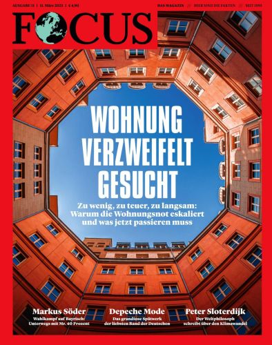Cover: Focus Nachrichtenmagazin No 11 vom 11  März 2023