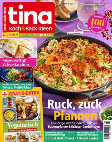 Cover: Tina Koch und Back-Ideen Magazin Februar No 02 2024