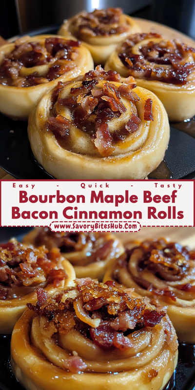 Bourbon Maple Beef Bacon Cinnamon Rolls (1)