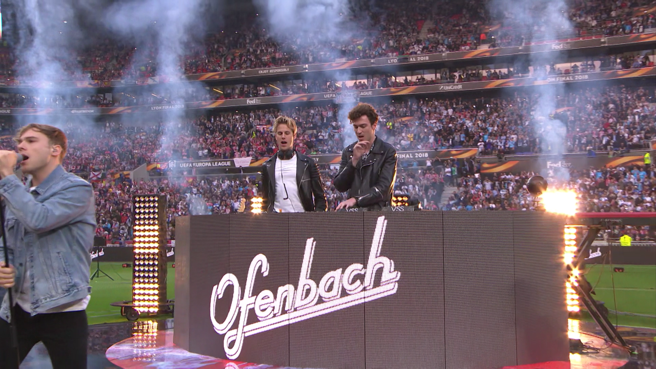 Ofenbach - UEFA Europa League final opening ceremony,Lyon 16 may