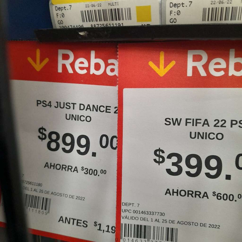 Walmart Rebajas en video juegos PS4 y PS5 
