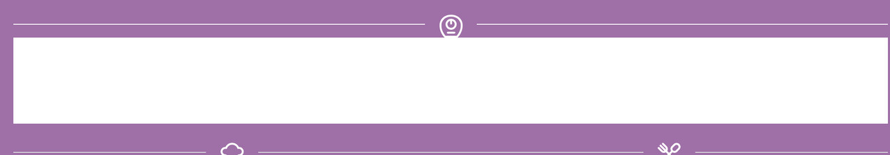 Recipe banner white
