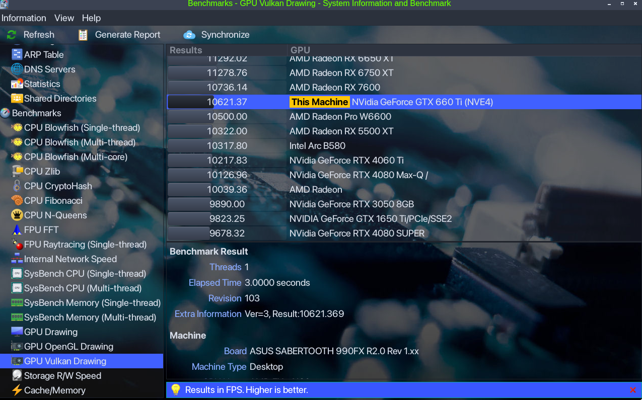 hardinfo vulkan result Screenshot 2025 11 05 21 37 59