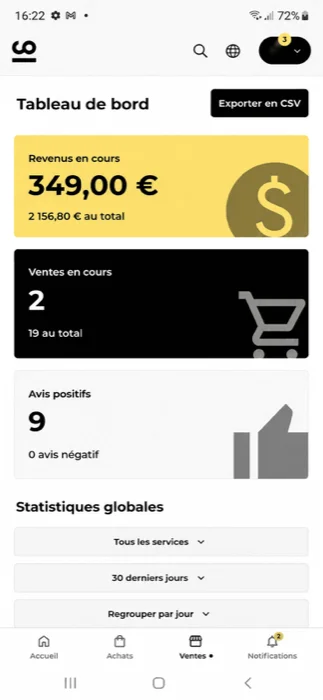 Avis client ComeUp Protocol