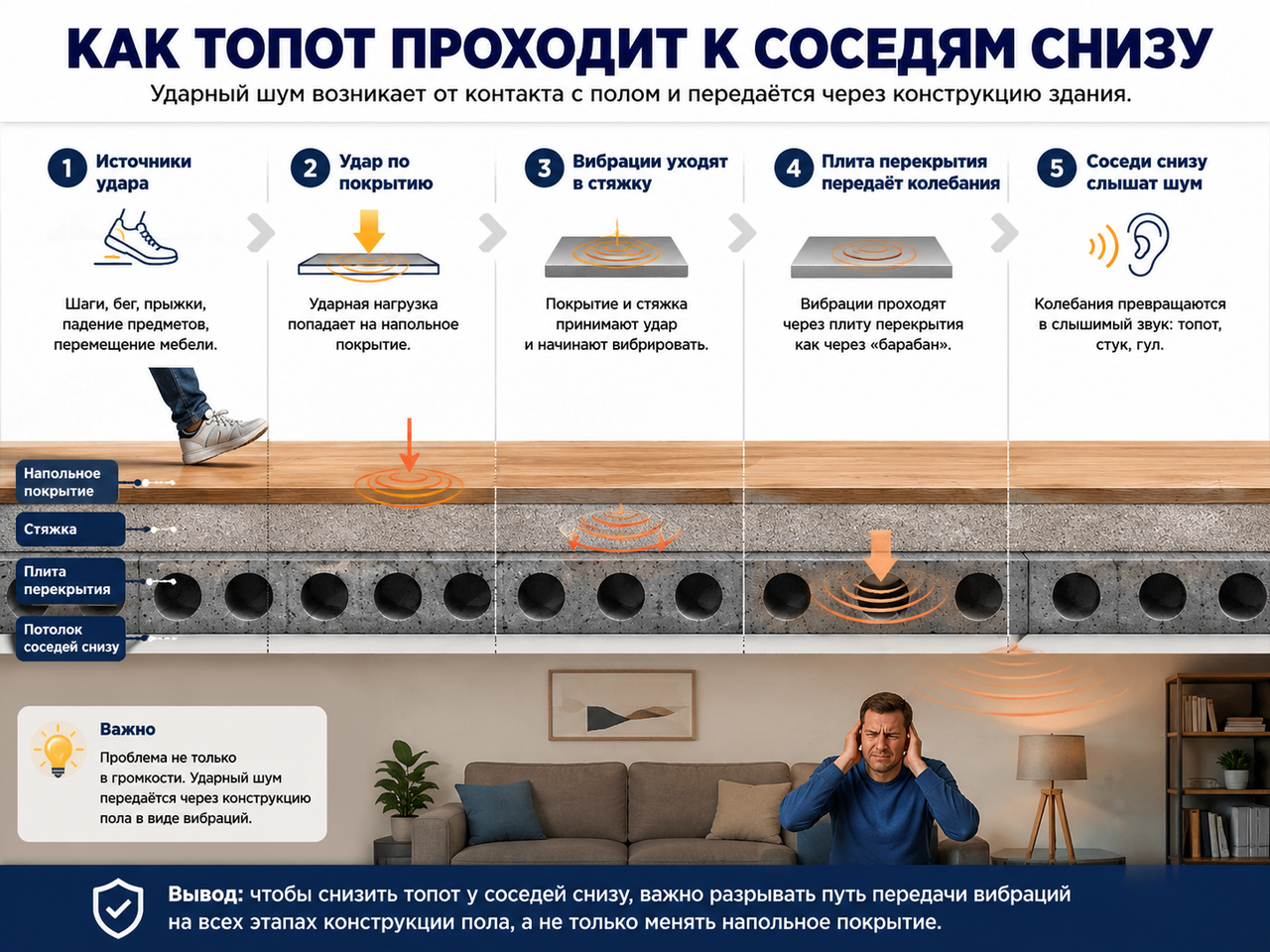 как топот проходит к соседям