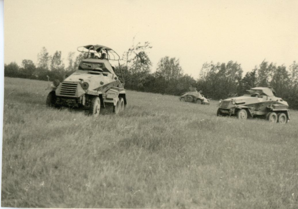 6 Rad Panzerspähwagen mit Rahmen Antenne 1937 Be