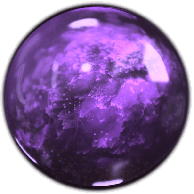 Purple Crystal Sphere