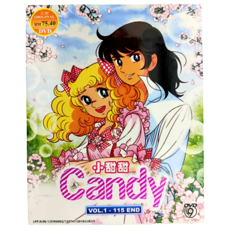 DVD Anime Candy Candy Complete Series (1-115 End) Complete