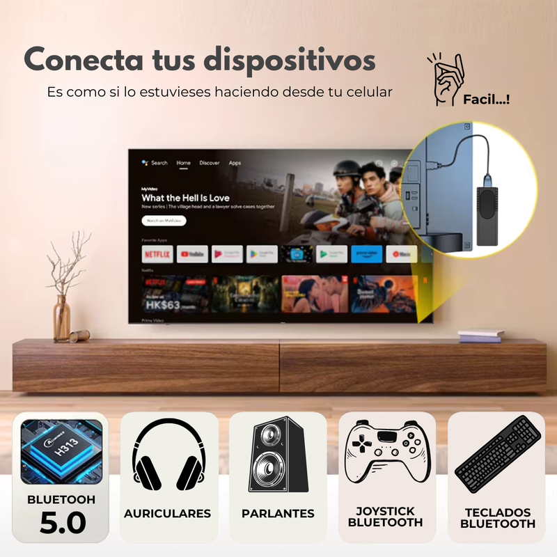 Convertidor TV Smart U8-4