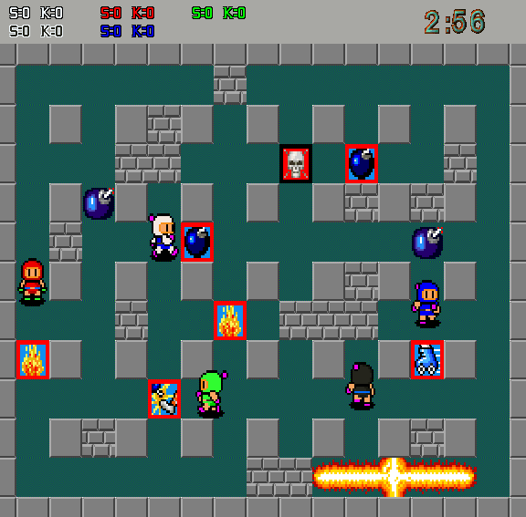 Atomic Bomberman Classic mode recreation 1