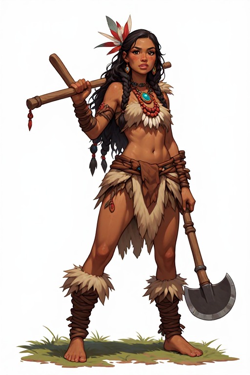 naked-polynesian-girl-warrior-(40)
