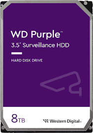 Disco duro de 3.5 pulgadas Western Digital de la serie Purple.