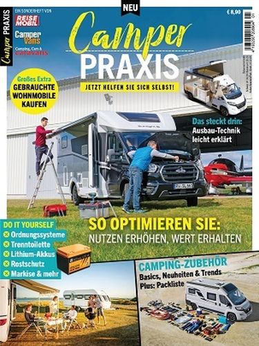 Cover: Reisemobil International Magazin Sonderheft Camper Praxis 2023