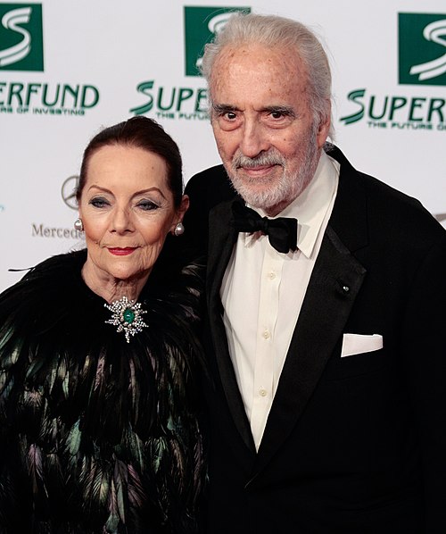 Christopher_Lee_and_Birgit_Kroencke