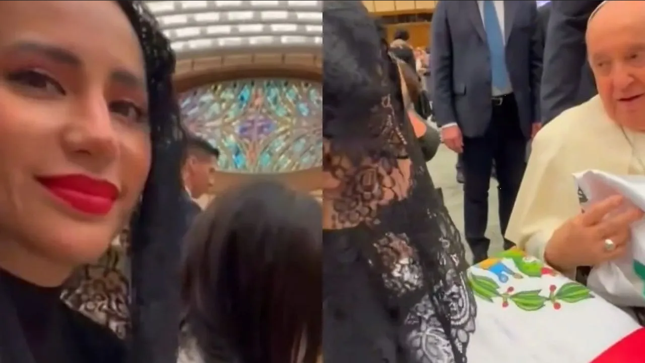 Sandra Cuevas viaja hasta el vaticano para pedirle al Papa que ore por México