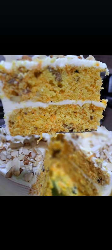 Tarta de zanahoria (Ración)