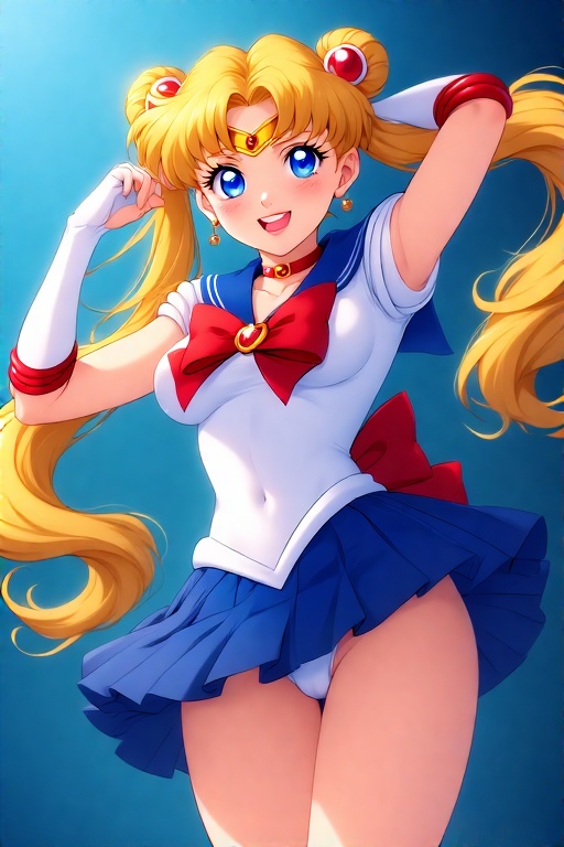 Sailor-Moon-in-very-short-skir-9