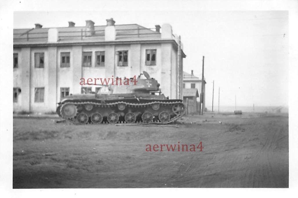 Russ. Panzer KW - 1 Häuserkampf am Don Russland Ostfront