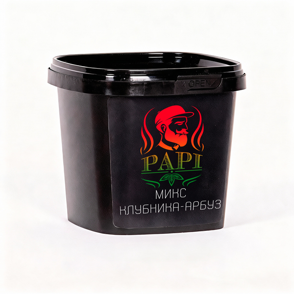 Микс клубника-арбуз - летний вкус кальянной смеси PAPI Smoke