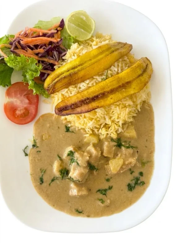 Pollo en salsa de champiñones