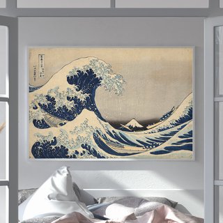 The great wave Japanese painting