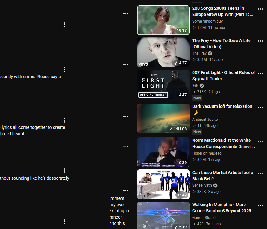 youtube three dots button