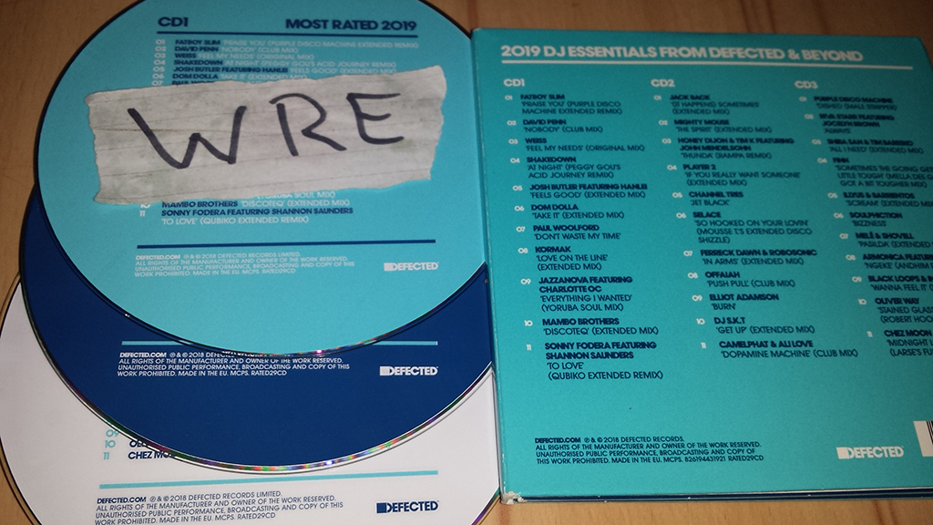 VA - Defected Presents Most Rated 2019 [3CD] (2018) .flac -955 Kbps