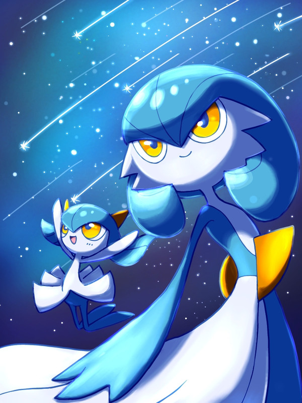 gardevoir-and-kirlia-pokemon-drawn-by-mo