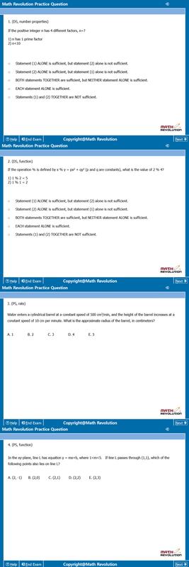 Math Revolution Questions