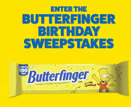 Celebrate Butterfinger’s Birthday with an Exciting Instant Win Game and Sweepstakes Celebrate Butterfinger’s Birthday with an Exciting Instant Win Game and Sweepstakes