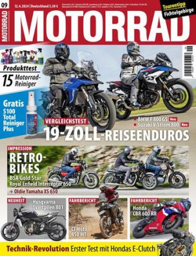 Cover: Motorrad Magazin No 09 vom 12  April 2024