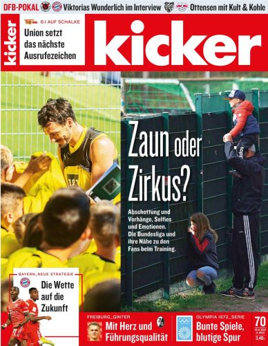 Kicker Sportmagazin No 70 vom 29  August 2022
