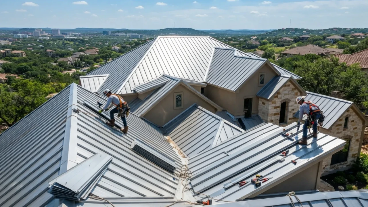 Roof pitch complexity impact on metal roofing cost San Antonio