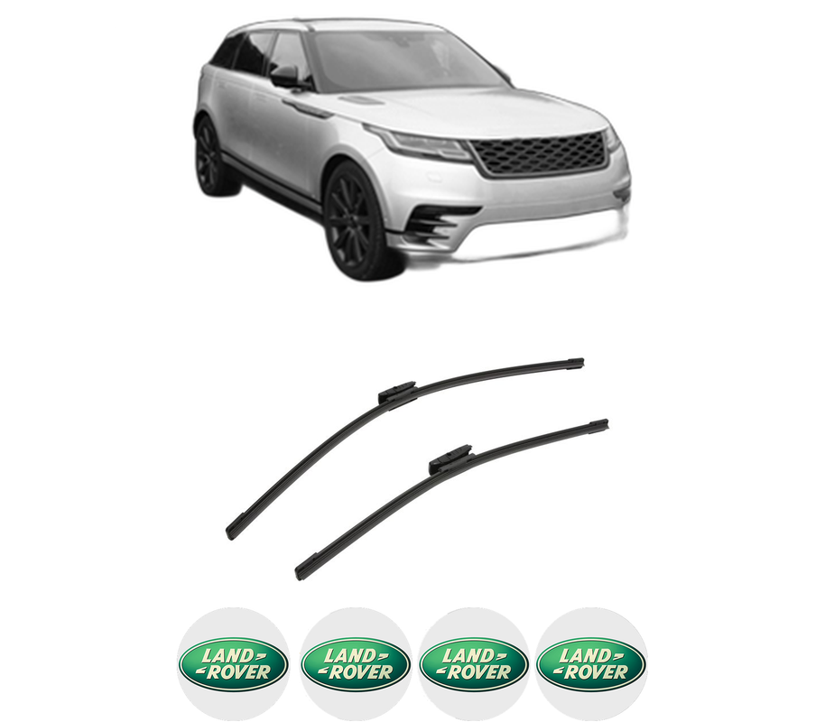 Set stergatoare auto LAND ROVER RANGE ROVER VELAR (L560) din 2017-2020, pentru parbriz auto, 2 bucati, Bosch Aerotwin Multi, din cauciuc siliconat rezistent, 4 Stickere Auto LAND ROVER