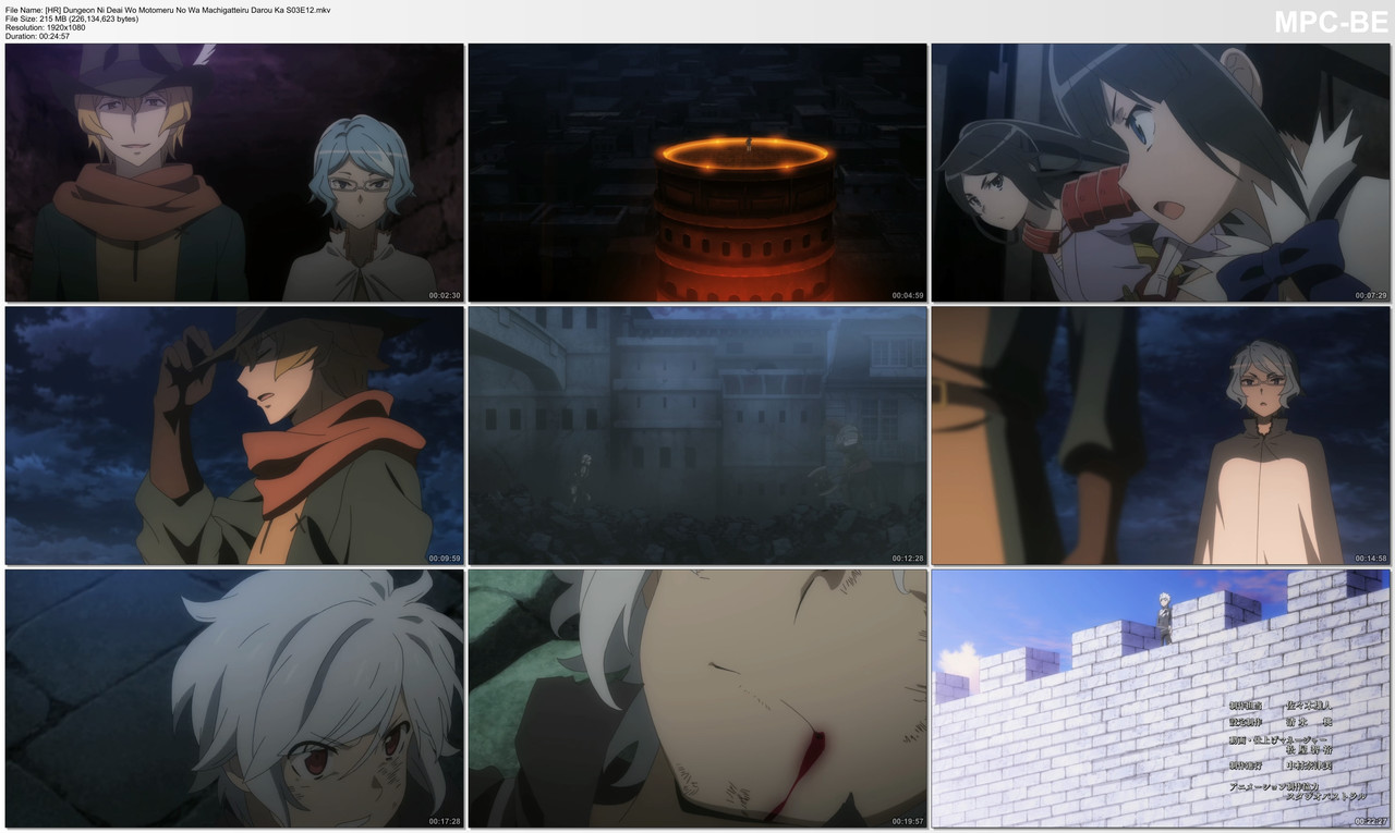 [HR] Dungeon Ni Deai Wo Motomeru No Wa Machigatteiru Darou Ka S03E12.mkv_thumbs