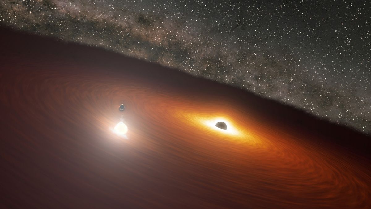 Foto Il pi grande buco nero nell Universo