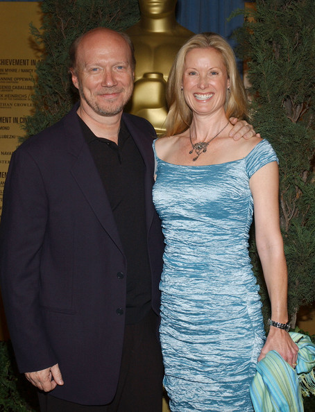 Paul Haggis with his ex-wife Deborah Rennard