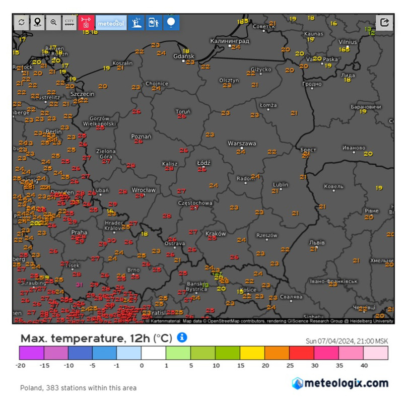 07апреля(Польша)Жара