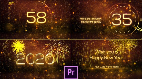 New Year Countdown 2020 Premiere Pro 25311878