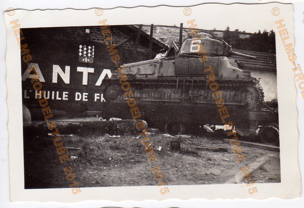 Orig. Foto französischer panzer somua s35,Tank,C