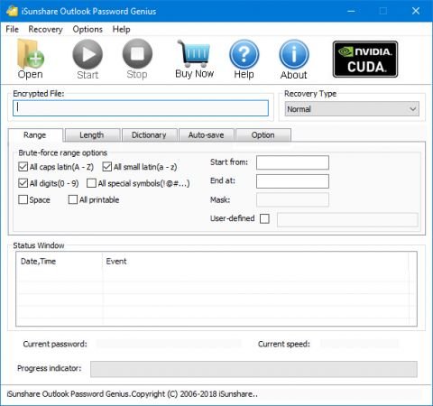iSunshare Outlook Password Genius v3.1.30