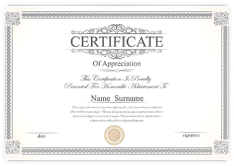 certificate 1
