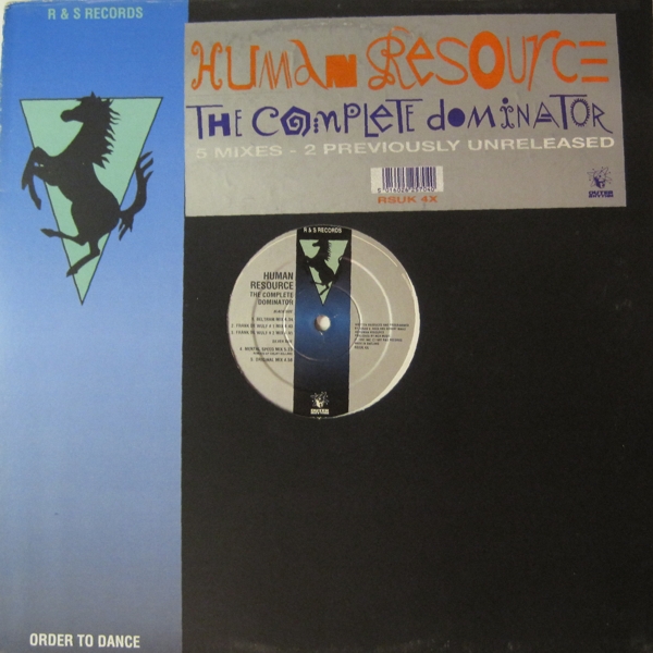 28/03/2023 - Human Resource - The Complete Dominator (Vinyl, 12, 45 RPM)(R & S Records ‎– RSUK 4X, Outer Rhythm ‎– RSUK 4X) 1991 R-2596653-1292351603