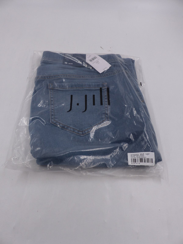 JJILL SLIM ANKLE JEANS WOMENS 16 PETITE SENECA WASH WPT215552