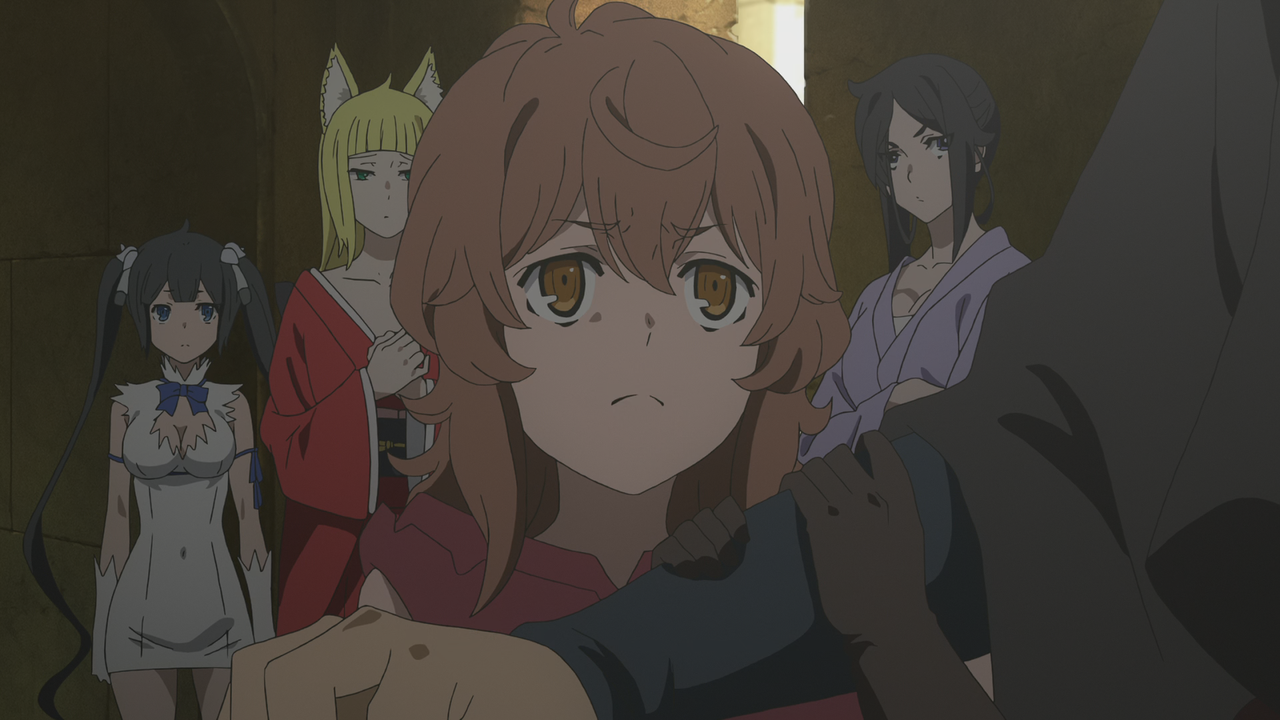 Is It Wrong to Try to Pick Up Girls in a Dungeon - S03E08 [1080p x265 Dual Audio AAC].mkv_snapshot_0