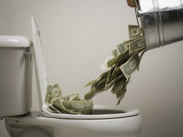 throwing-money-down-the-drain
